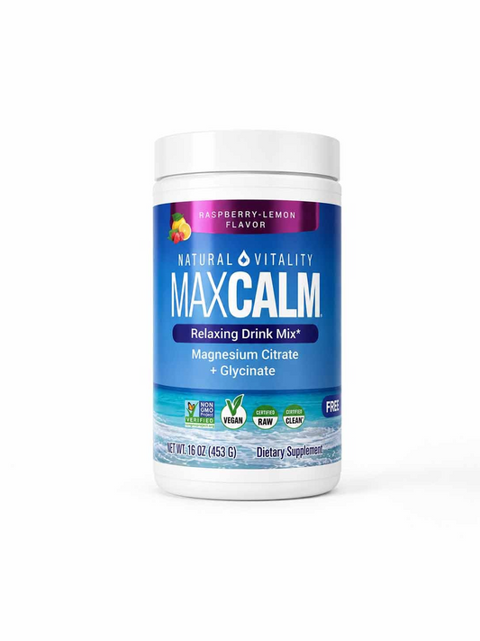 MAXCALM – Magnesium Citrate + Glycinate | Relaxing Drink Mix